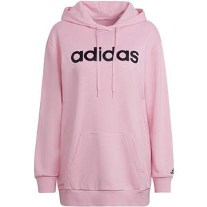 adidas LINEAR HOODIE Dámská mikina, růžová, velikost obraz