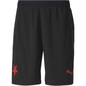 Puma SK SLAVIA HOME SHORTS PROMO Pánské fotbalové šortky, černá, velikost obraz