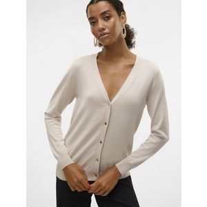 Vero Moda Silje Cardigan Béžová obraz