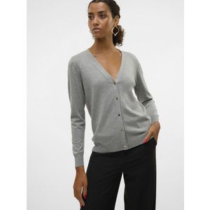 Vero Moda Silje Cardigan Šedá obraz