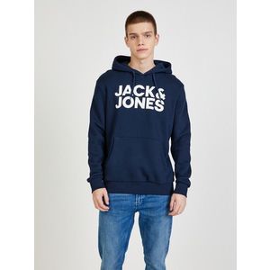 Jack & Jones Mikina Modrá obraz