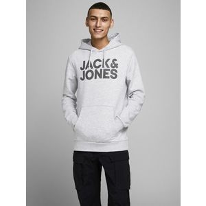 Jack & Jones Corp Mikina Šedá obraz