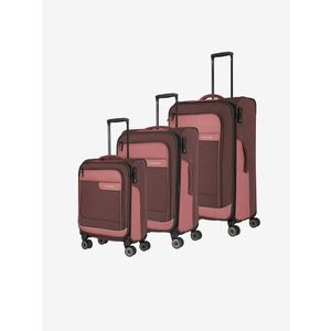 Travelite Viia 4w S, M, L + Duffle Sada Hnědá obraz