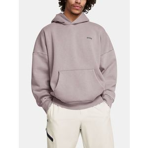 Under Armour UA Icon HWT Flc Wash OS Hood Mikina Šedá obraz