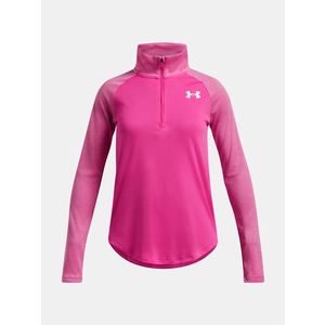 Under Armour Tech Graphic 1/2 Zip Triko dětské Růžová obraz