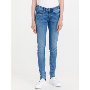 Pepe Jeans Pixie Stitch Jeans Modrá obraz