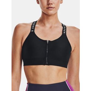 Under Armour Infinity High Zip Sportovní podprsenka Černá obraz