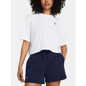 Under Armour UA Boxy Crop Logo SS Triko Bílá obraz