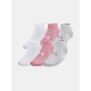 Under Armour Unisex UA Essential Low Ponožky 6 párů Růžová obraz