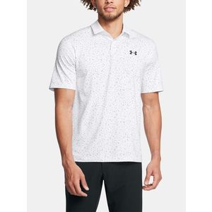 Under Armour UA T2G Printed Polo triko Bílá obraz