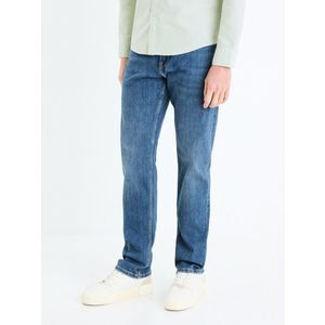 Celio C15 Straightel Jeans Modrá obraz