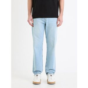 Celio C15 straight Fodroit 30 Jeans Modrá obraz