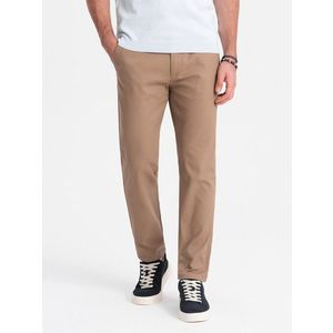 Ombre Clothing Chino Kalhoty Hnědá obraz