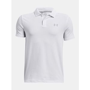 Under Armour UA Performance Polo Triko dětské Bílá obraz