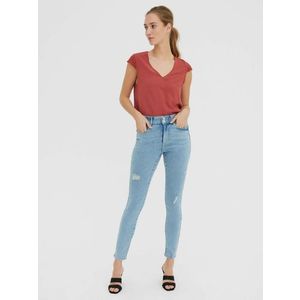 Vero Moda Jeans Modrá obraz