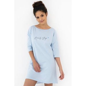 Noční košile Sensis Beauty Sleep - 3/4 rukáv Světle modrá L/XL obraz