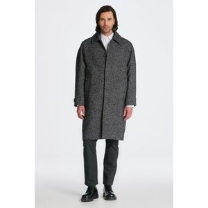 KABÁT GANT RELAXED FIT WOOL CARCOAT EBONY BLACK obraz