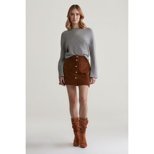 SUKNĚ GANT CORD MINI SKIRT CACAO obraz