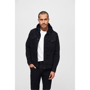 Brandit Cradock Denim Sweat Jacket black/black obraz