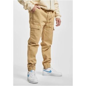 DEF Cargo pants pockets beige obraz