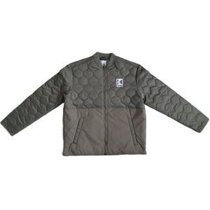 Jacket Karl Kani OG Quilted Zip Jacket dark military green obraz