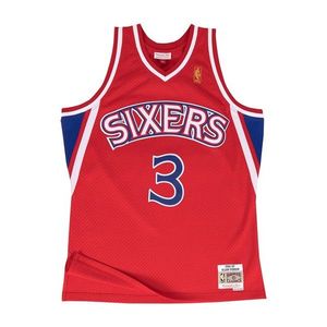 Mitchell & Ness Philadelphia 76ers #3 Allen Iverson red Swingman Jersey (18199) obraz