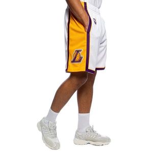 Mitchell & Ness shorts Los Angeles Lakers white Swingman Shorts obraz