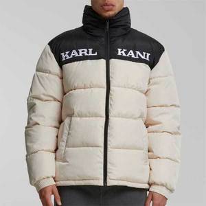 Zimní bunda Karl Kani Retro Essential Puffer Jacket Light Sand obraz