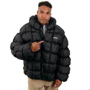 Zimní bunda Karl Kani Sport Patch Square Quilted Puffer Jacket Black obraz