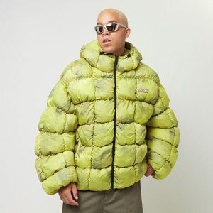 Zimní bunda Karl Kani Sport Patch Square Quilted Puffer Jacket Lime Green obraz