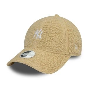 Dámská kšiltovka s kožíškem New Era 9FORTY Woman MLB WMNS Borg Light Beige obraz