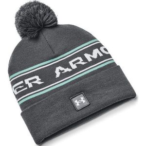 Zimní čepice Under Armour UA Men's Halftime Pom Winter Beanie Grey obraz