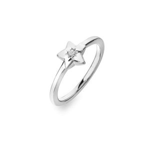 Hot Diamonds Hravý stříbrný prsten s diamantem Most Loved DR242 59 mm obraz