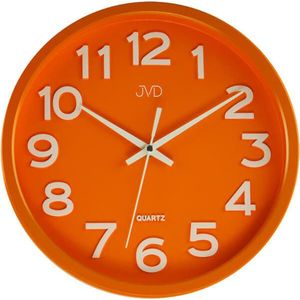 JVD Nástěnné hodiny HX2413 Orange obraz