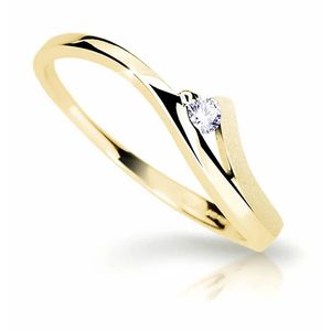 Cutie Diamonds Půvabný prsten ze žlutého zlata s briliantem DZ6818-1718-00-X-1 57 mm obraz