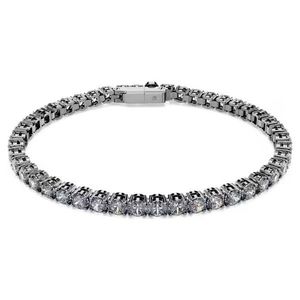 Swarovski Tenisový náramek s šedými krystaly Matrix Tennis 5693928 16, 5 cm obraz