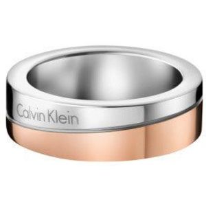 Calvin Klein Bicolor prsten Hook Thin KJ06PR20010 50 mm obraz