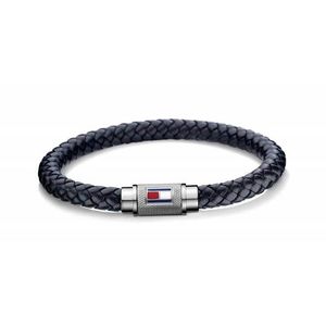 Tommy Hilfiger Trendy tmavě modrý kožený náramek TH2701000 obraz