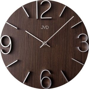 JVD Nástěnné hodiny HC37 Brown obraz