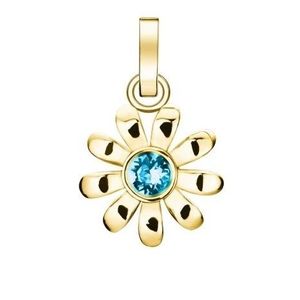 Rosefield Půvabný pozlacený přívěsek Kytička The Pendant PE-Gold-Daisy Crystal obraz