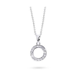 Cutie Jewellery Kruhový přívěsek s očkem z bílého zlata Z3061-40-10-X-2-O obraz