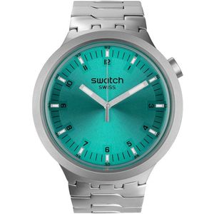 Swatch Big Bold Irony Aqua Shimmer SB07S100G obraz