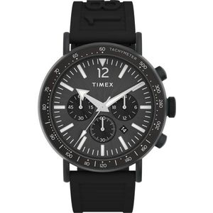 Timex Standard Tachymeter Chronograph Eco-Friendly Resin Strap TW2V71900 obraz