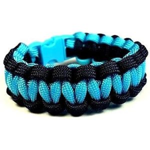 Cordell Paracord náramek Solomon Černá-Modrá M ( 18 - 19 cm ) obraz