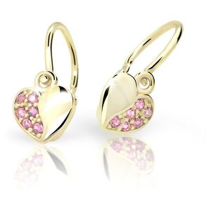 Cutie Jewellery Dětské náušnice ze žlutého zlata C2160-10-X-1 růžová obraz