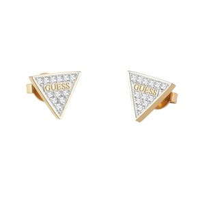 Guess Třpytivé pozlacené náušnice s krystaly Studs Party JUBE02156JWYGT/U obraz