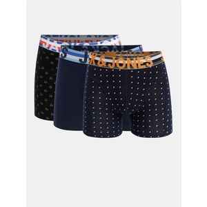 Jack & Jones Boxerky 3 ks Modrá obraz