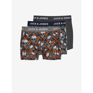 Jack & Jones Hugo Boxerky 3 ks Šedá obraz