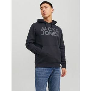 Jack & Jones Corp Mikina Černá obraz