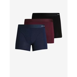 Jack & Jones Basic Boxerky 3 ks Černá obraz